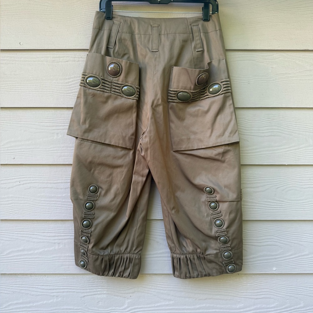 Marc Jacobs Runway Spring 2015 Cotton Bermuda Crop Pants size 8 - Picture 11 of 16